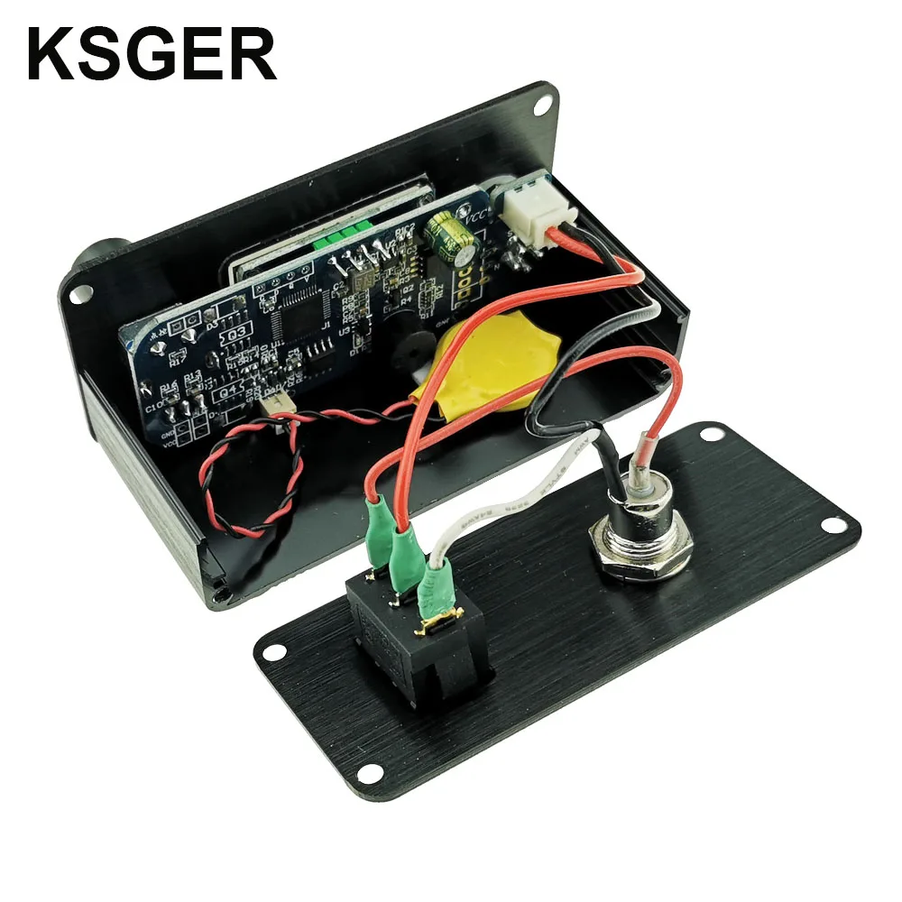 KSGER T12 паяльная станция мини STM32 V2.1S DIY OLED контроллер FX9501 ручка алюминиевый сплав чехол T12 наконечники железа нержавеющая сталь