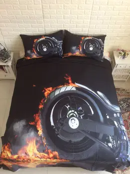 

rear wheel3D Digital Printed Bedding Set Duvet Cover Design Bedclothes Home Textiles Bed Sheet Pillowcases Cover Set 3pcs be1331