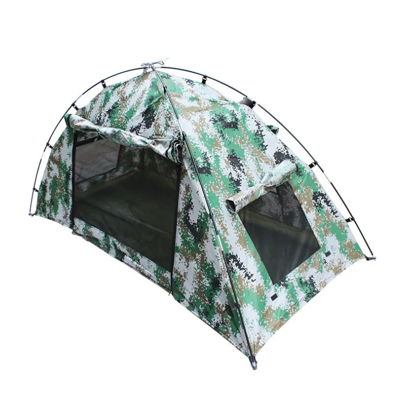

Digital camouflage single person outdoor camping hiking tent 200*100*100CM have 2choose single layer and double layers