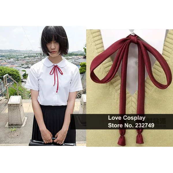 Hgh Quality Japanese School Uniform Bow Tie For Women Girls Japan Anime Cosplay on Aliexpress