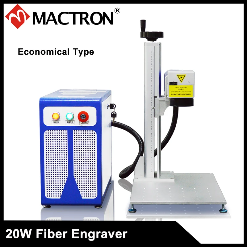 

Low Price Mactron 20W/30w Portable Metal/Plastic Fiber Laser Engraving Machine for the Stainless Steel and Other Metal Sheet