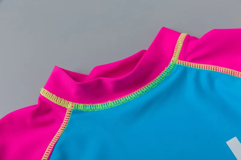 Купальный костюм для девочек из 3 предметов: Рашгард+ шорты+ штаны, купальный костюм для девочек, костюм для серфинга для малышей Одежда для купания для девочек возрастом от 3 до 10 лет