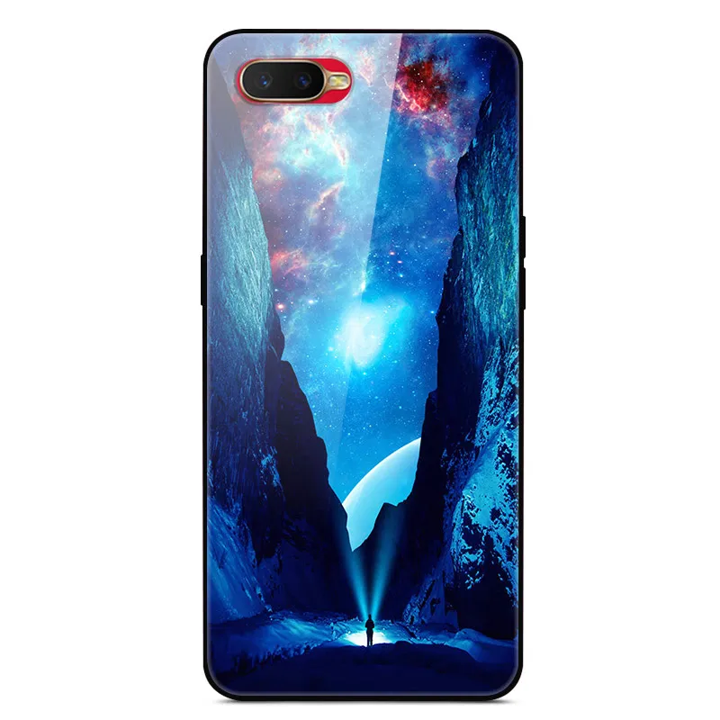 Enhanced Painted Tempered Glass Back Cover - Hard Protective Phone Case