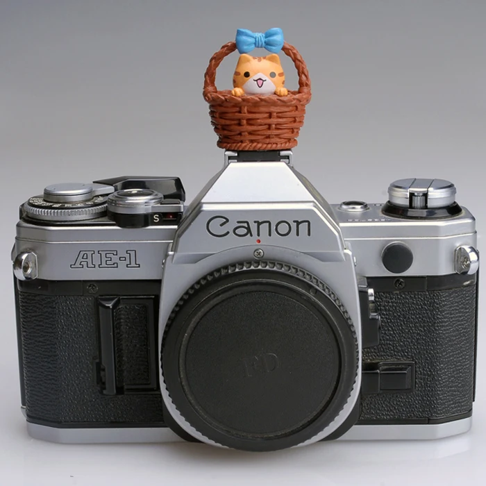 3D мультфильм кошка камера Фонарик Горячий башмак Крышка для Canon Nikon Fujifilm samsung Panasonic Leica Olympus