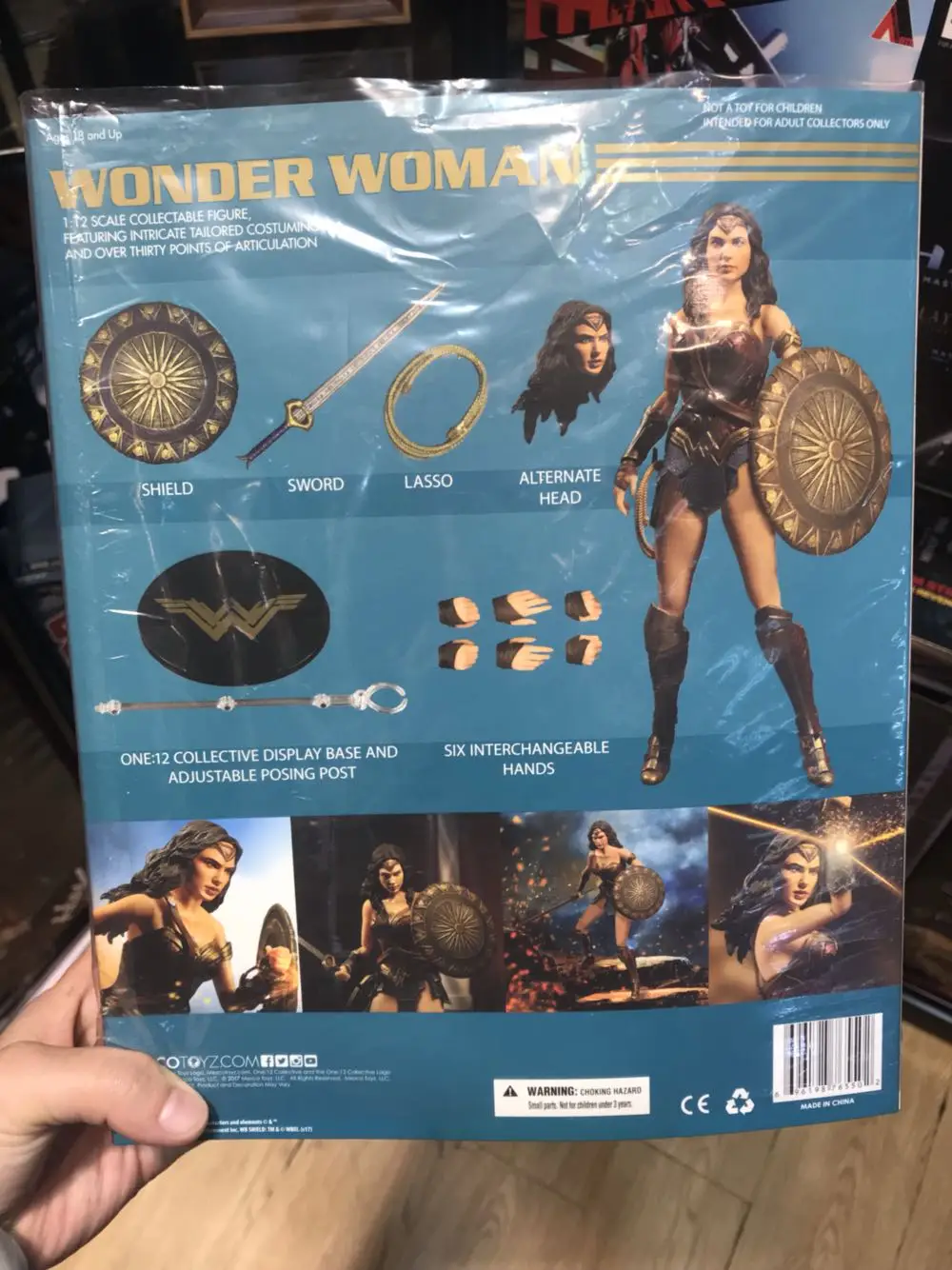 DC Comics Wonder Woman фигурка игрушки кукла 18 см DC justice League Mezco Wonder Woman Gal Gadot Коллекционная модель Фигурки игрушки