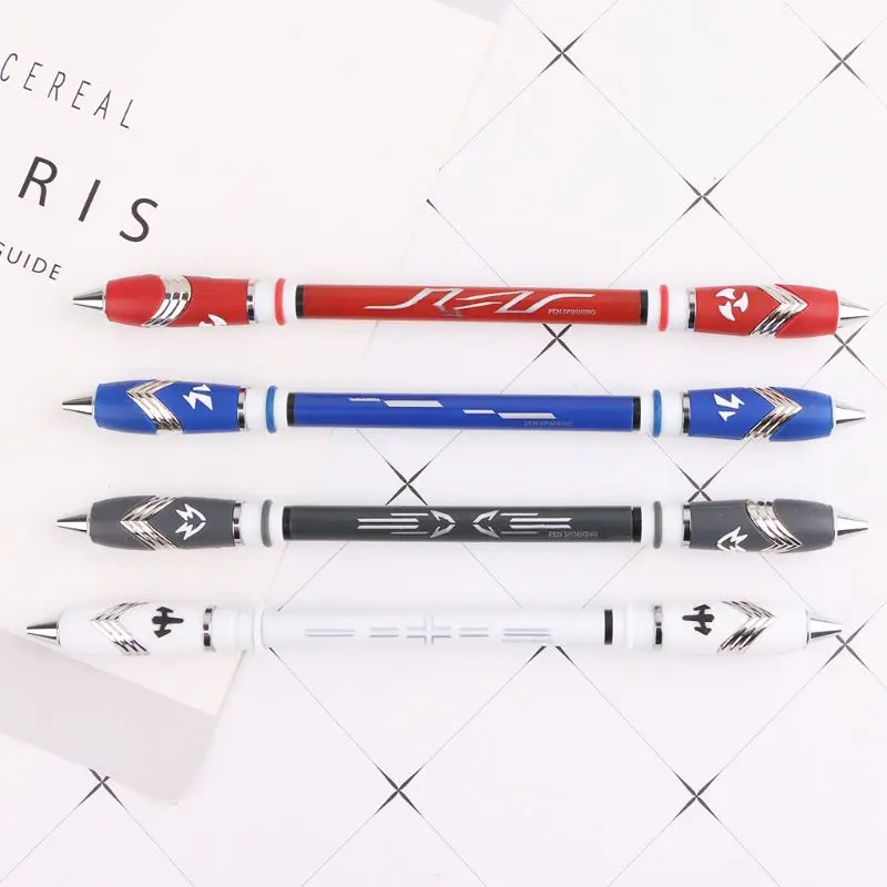 

Non Slip Coated Spinning Pen Ballpoint Rolling Finger Rotating Playing Gaming Blue Ink Student School Supplies Stationery