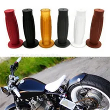 Для Harley резиновая мотоцикл рукоятка захваты изменение скутер руль Универсальный Аксессуары для мотоциклов ретро ручка 22 мм