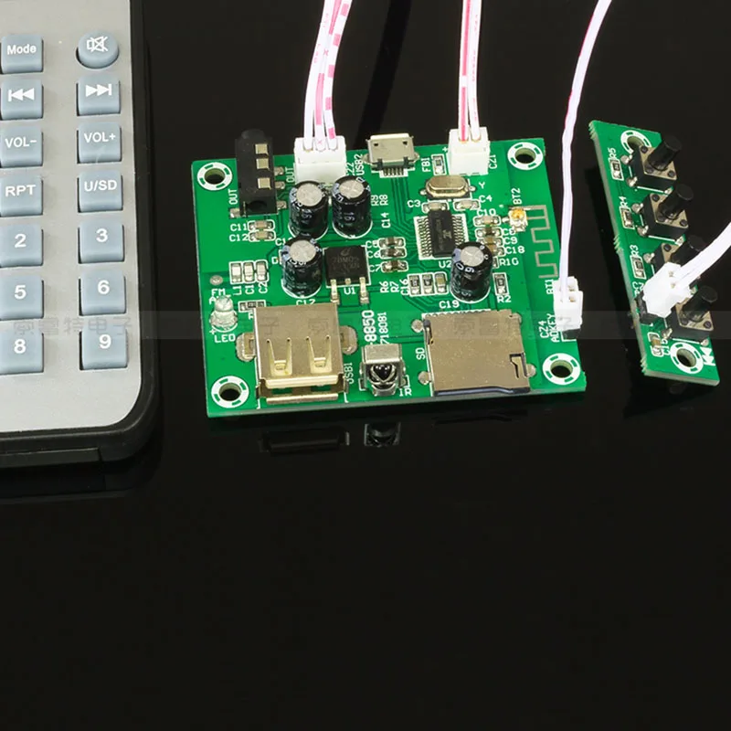 Модуль аудиоресивера Lusya Bluetooth 4 2 U диск карта воспроизведение аудио без потерь 12 В