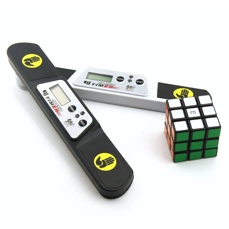 

QIYI High Speed Magic Cube Timer Clock Machine For Stack Competition Speed Cup Timer Gift For Cube Fun Toy For Children