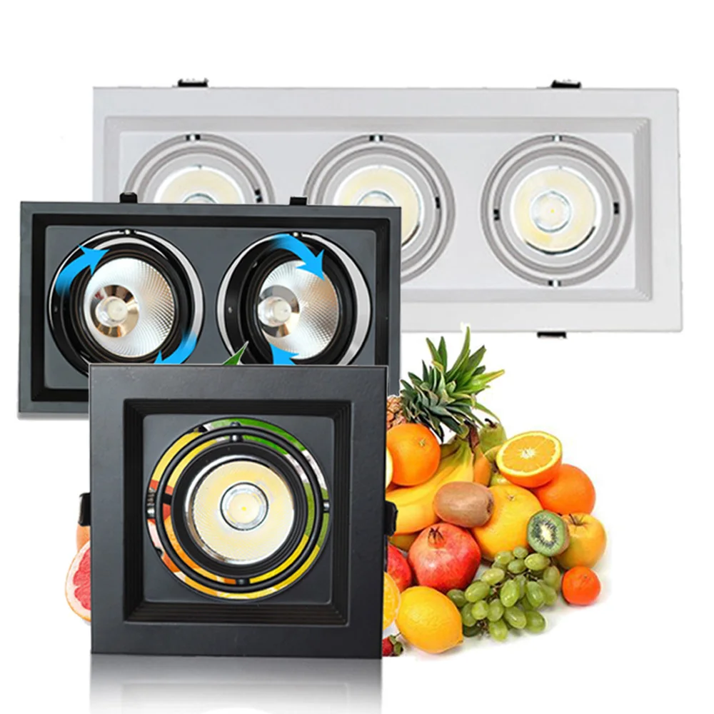 Cob beans галогенная лампа 5 Вт 7 12 18 с одной головкой двойной высокая мощность AR111