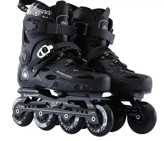 على الجليد الرجال النساء جامعة المجتمع زلاجات دوارة حذاء تزلج بعجلات مبتدئين بكرة الأحذية المهنية شقة زهرة زلاجات دوارة