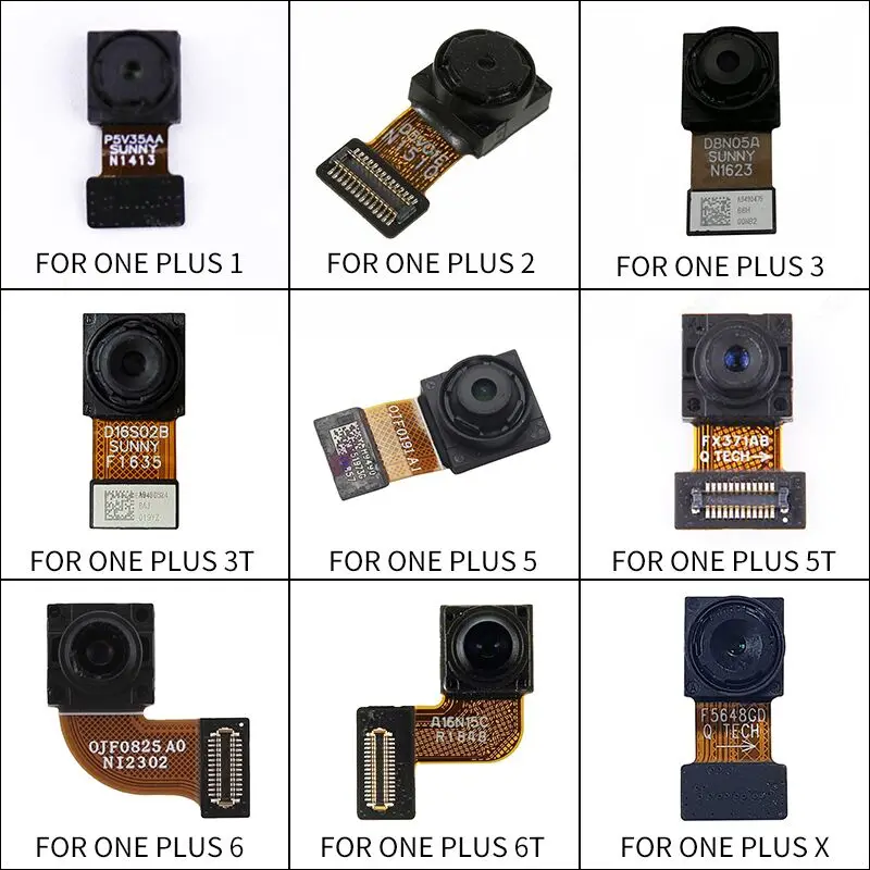

Front Camera Module Flex Cable Replacement Part For OnePlus 1 2 3 3T 5 5T 6 6T X Front Camera For OnePlus 1+ A5010 A6000 A6013
