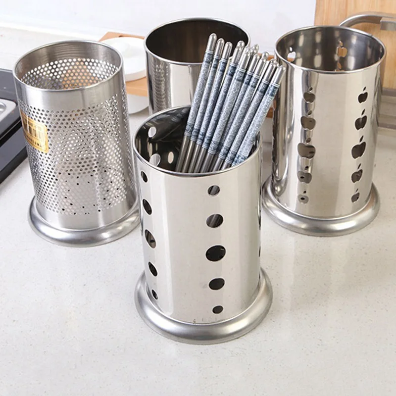 stainless steel chopstick holder creative chopsticks cage drain