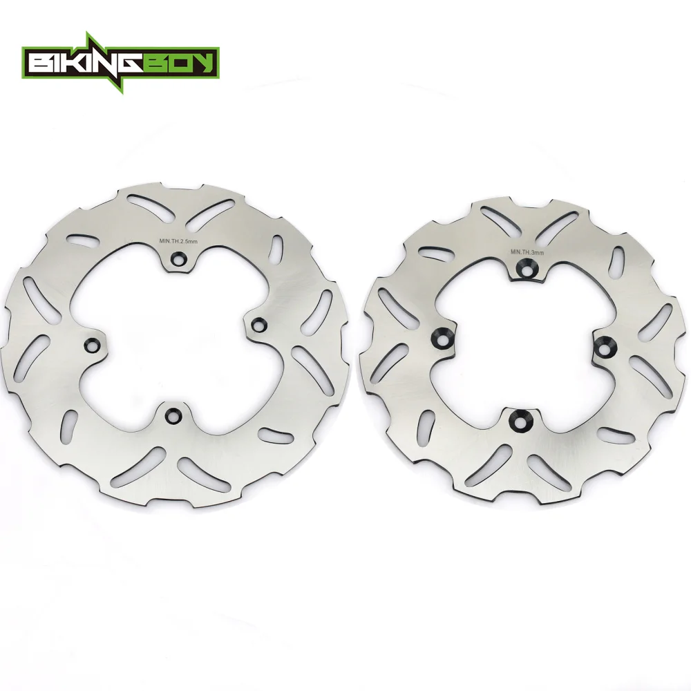 

BIKINGBOY For Honda CR 80 R RB 1996-2002 CR 85 R RB 2003-2007 CRF 150 R 2007-2016 CRE CRM 80 Front Rear Brake Discs Disks Rotors