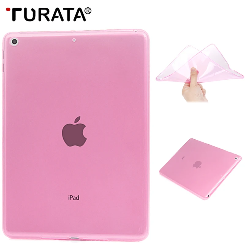 Карамельный Цвет Мягкие TPU силиконовый чехол для Apple iPad 9 7 &quot2017/iPad Air Чехол