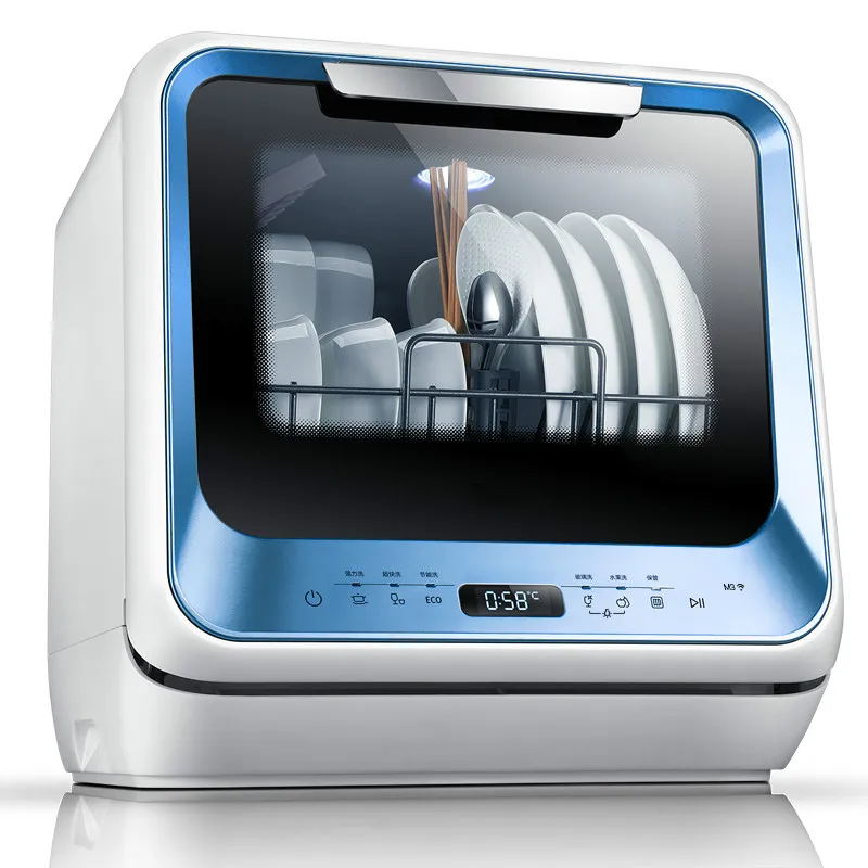 Good Brand Free Standing Mini Countertop Electric Dish Washer