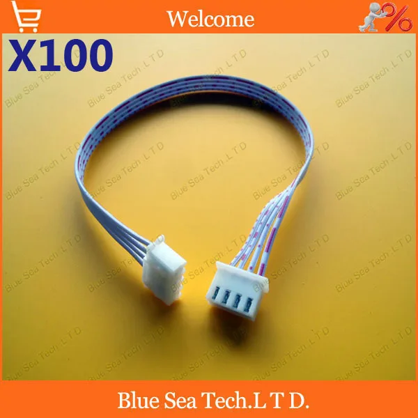 

100 pcs 4 Pin 2.54mm Connector XH-4P double plug with 20cm cable,Use for Electronic model / Automobile/PCB ect.Free Shipping