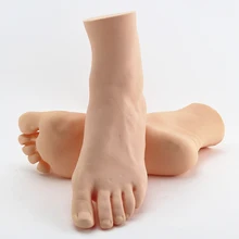 Новинка; ; 1 пара; женские реалистичные носки-манекены для ног; Вьетнамки; Прочные Женские пластиковые ножки