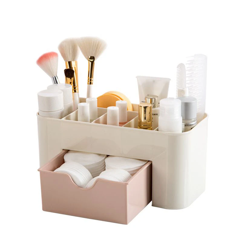 

Makeup Case Office Storage Drawer Casket Brush Box Cosmetic Jewelry Partition Organizer Lipstick Remote Control Home Storage Box
