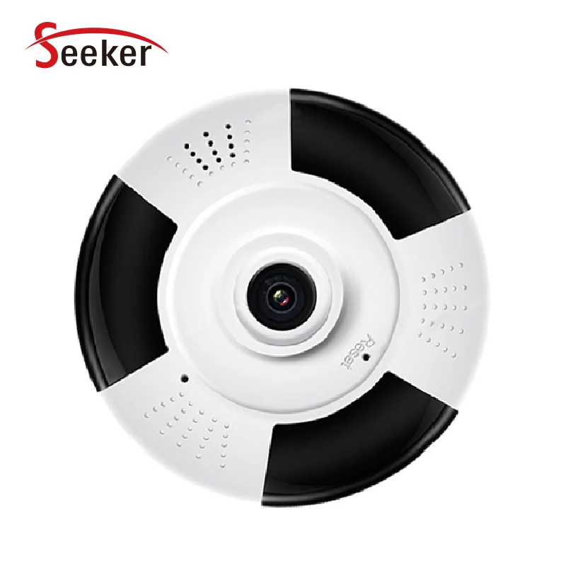 New 360 Degree Fisheye Panoramic Wireless Camera Smart Phone View 1080P Baby Monitor Audio TF Card P2P Cloud Wifi Camera