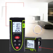 Высокоточный лазерный дальномер 40 м 60 м 80 м 100 м Ручной цифровой лазерный дальномер ручной инструмент для измерения угла расстояния