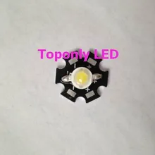 3 Вт Высокая мощность светодиодные лампы с 20 мм PCB для DIY Bridgelux чипы белого цвета CCT 20000k Светодиодные диоды лампы 220-240lm 1000 шт./лот