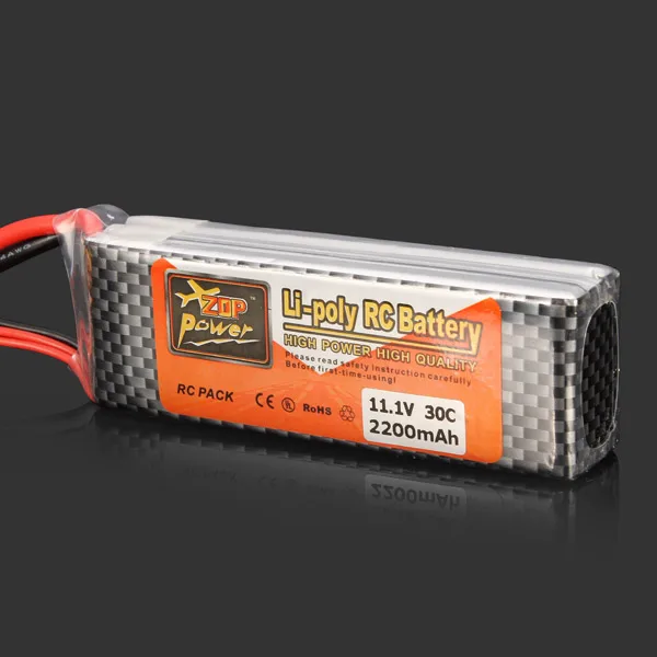 

ZOP Power 11.1V 2200MAH 30C Lipo Battery XT60 Plug