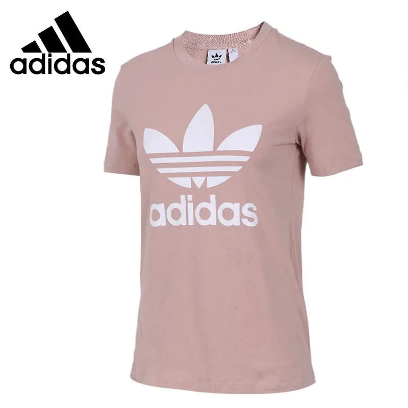 Оригинальный Новое поступление 2018 Adidas Originals TREFOIL TEE Для женщин футболки с коротким