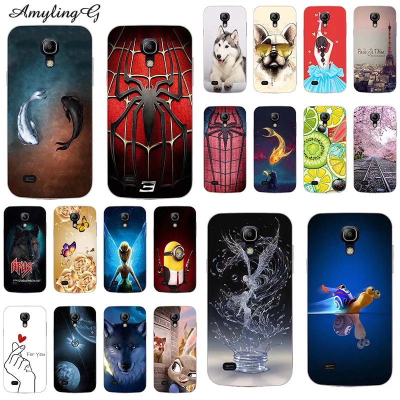 

Case Cover for Samsung Galaxy S4 Mini /S4Mini GT-I9190 i9195 i9192 Colorful Para Soft TPU Back Covers Animal Cell Phone Cases