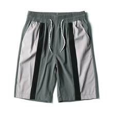 Летняя уличная Мужская карго Шорты повседневные Карманы Бермуды мужские шорты ленты хип хоп пляжные мужские шорты ABZ436