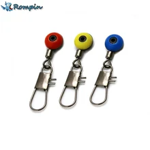 Rompin 20 шт. космические бобы рыболовный разъем Поплавковый соединитель Rolling поворотный рыболовные принадлежности с коробкой для переноски рыболовных снастей