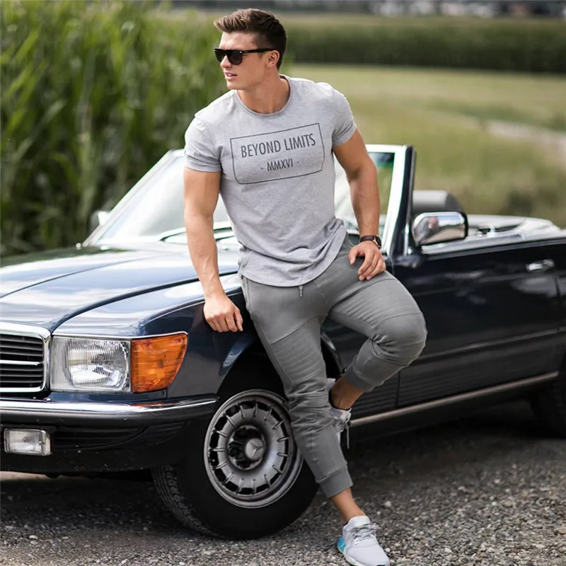 Gyms clothing men fashion Jogger Pants (3)