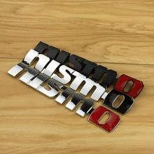 Chrome Auto Car Stickers NISMO Badge Emblem Fit For Nissan X-trail Qashqai Tiida Almera Teana Skyline Auto Parts Accessories