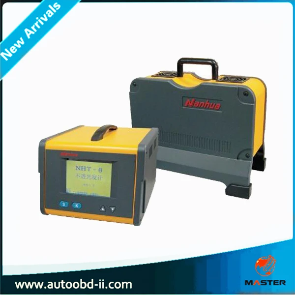 Free shipping Newest Design NHT 6 auto diesel exhaust emission gas analyzer 220V/110V Opacimeter