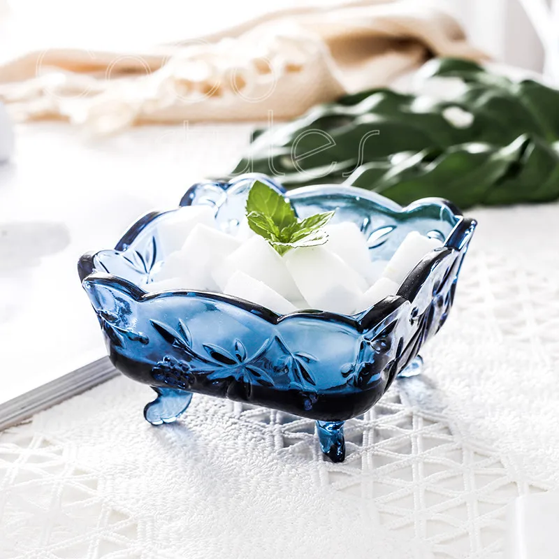 Cocostyles InsFashion высококлассное голубое Фигурное стекло для хранения ювелирных изделий и сажи, бутылка для современного Роскошный домашний декор