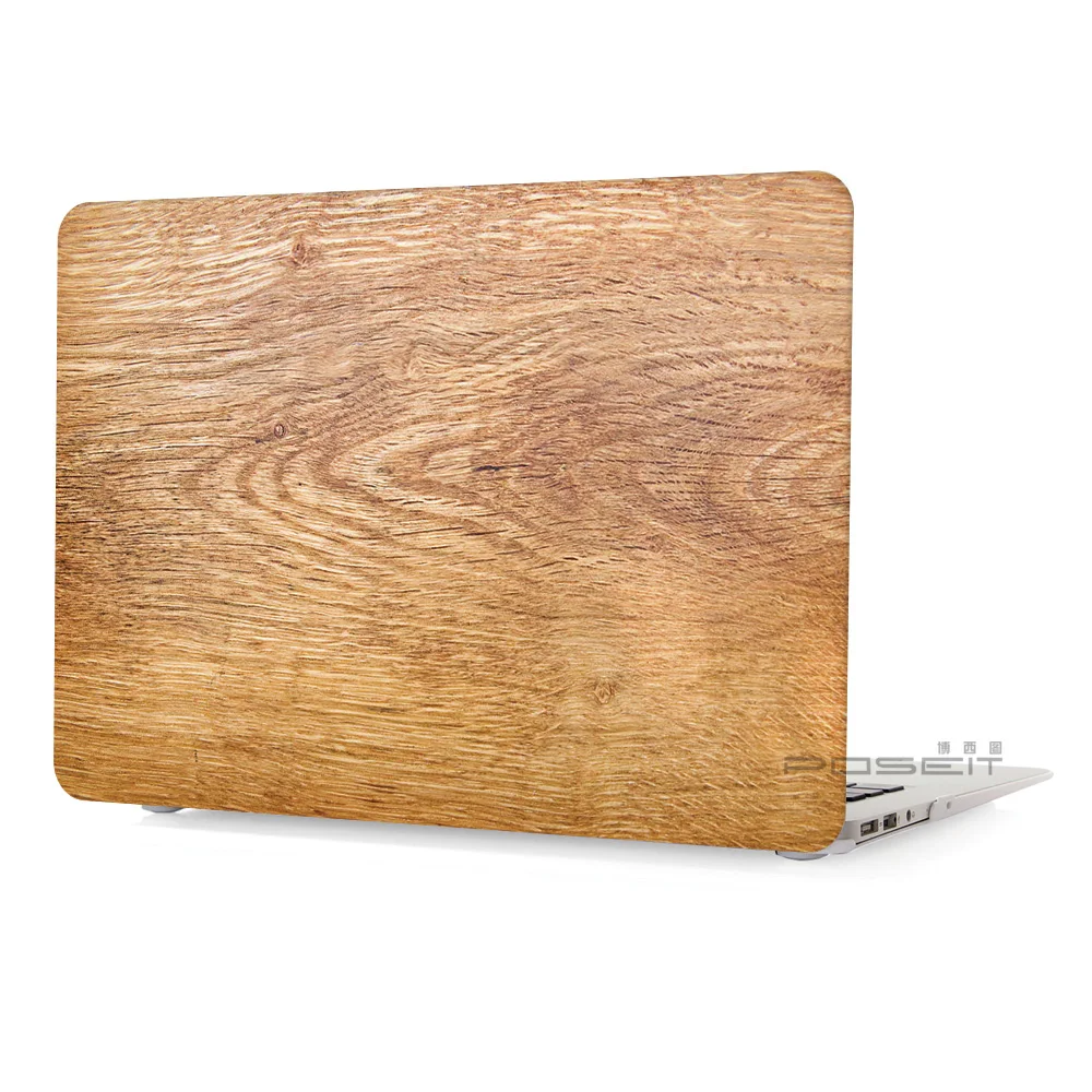 Чехол для ноутбука Apple Macbook Air Pro Rrtina чехол с деревянным узором 11 12 13 15 16 дюймов
