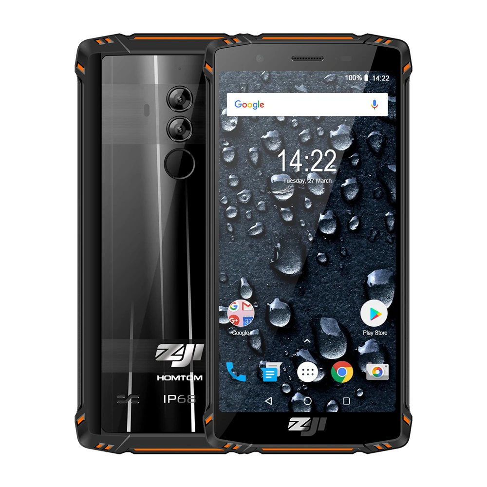 5,7 дюймовый HOMTOM ZOJI Z9 4G смартфон MTK6763 Восьмиядерный 6 ГБ ОЗУ 64 Гб ПЗУ 16 Мп Android 8,1 5500 мАч IP68 Водонепроницаемый OTG