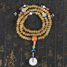 9 мм* 6 мм Натуральная Антилопа Кость Форма Абака 108 буддистские молитвенные бусы с аксессуарами цена