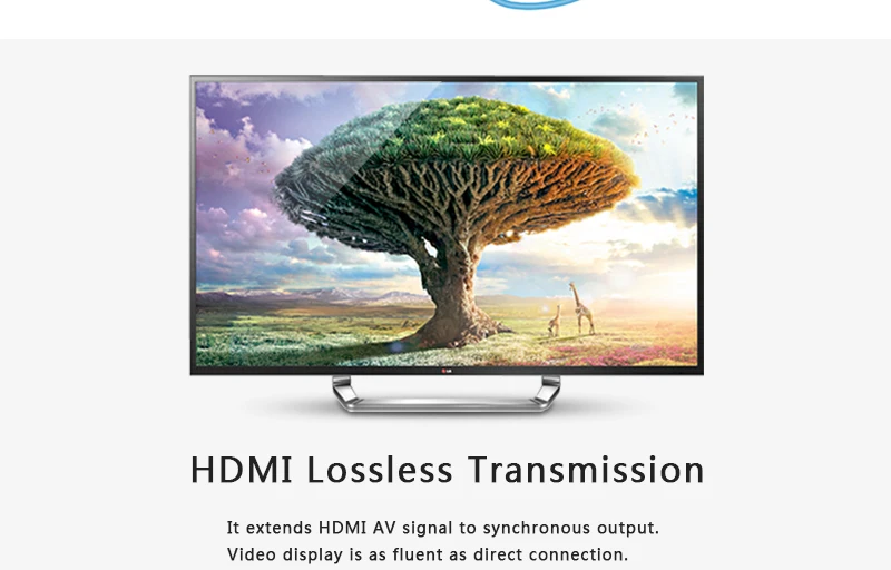 5 пар/лот LKV372A HDMI 1080 P удлинитель с ИК-конвертер до 60 м, видео/аудиоудлинитель над Cat6/Cat7