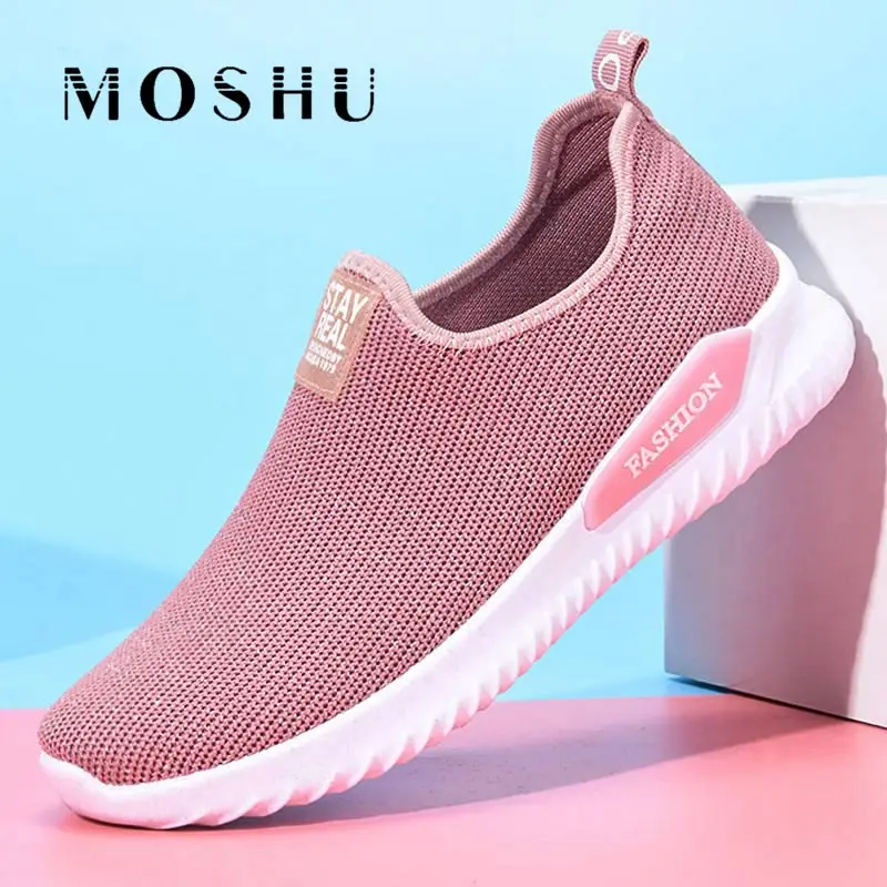 

Summer Sneakers Women Trainers Vulcanize Shoes Slip-on Socks Shoes Platform Sneakers Ladies Flats Basket Femme Zapatos De Mujer