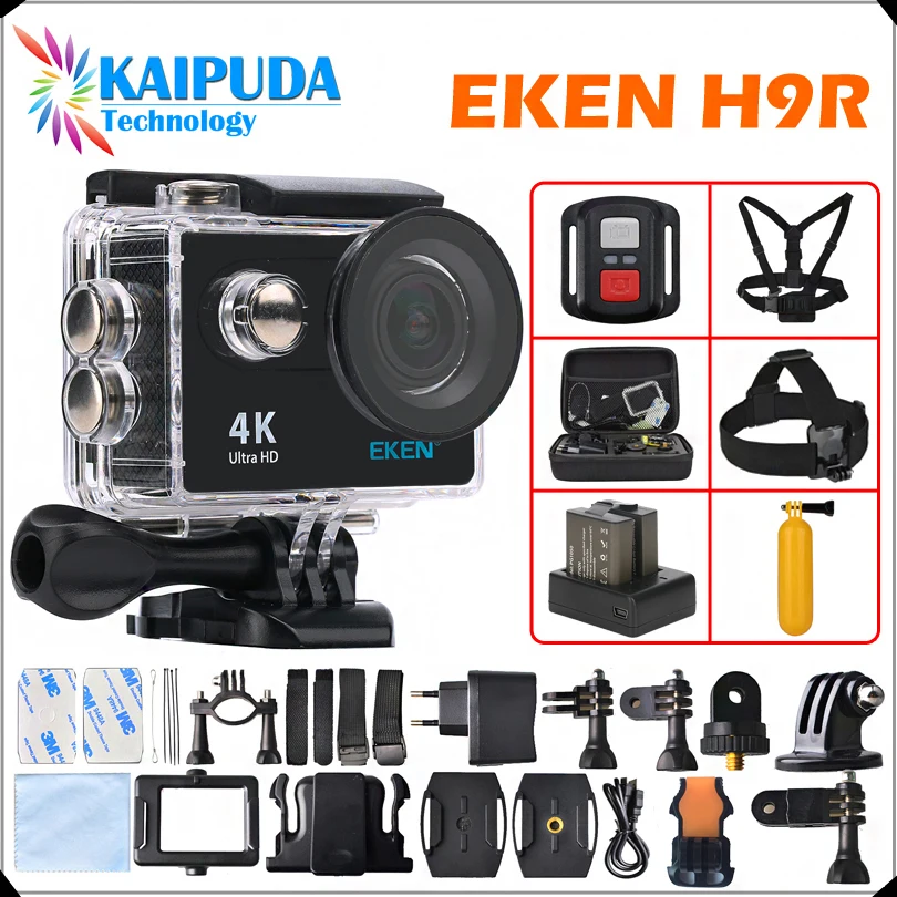Prix pour D'origine EKEN H9/H9R D'action caméra Ultra HD 4 K/25fps WiFi 2.0 "170D sous-marine étanche Casque Sport caméra Came cam Prix pour D'origine EKEN H9/H9R D'action caméra Ultra HD 4 K/25fps WiFi 2.0 "170D sous-marine étanche Casque Sport caméra Came cam