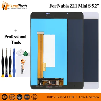 

Free Shiping For ZTE Nubia Z11 Mini S NX549J LCD Display Touch Screen Digitizer Glass Assembly + Tools