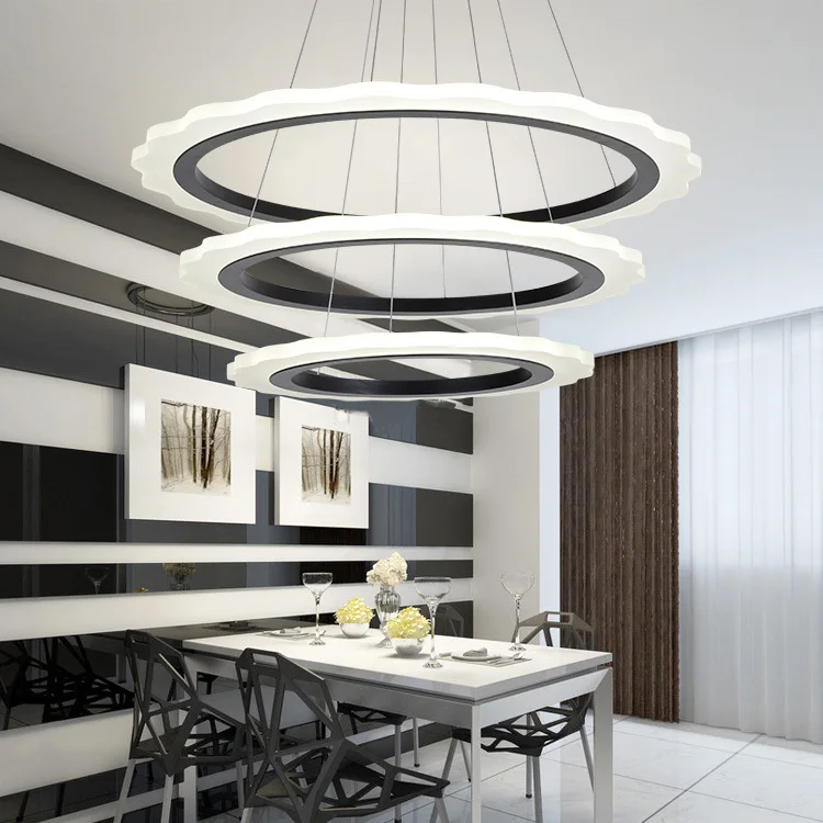 Led pendant warehouse style light fixture modern pendant lights for living room dining room led ...