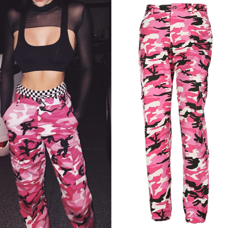 Hip Hop Pants Stage Clothes For Singers Multicolor Camouflage Trousers ...