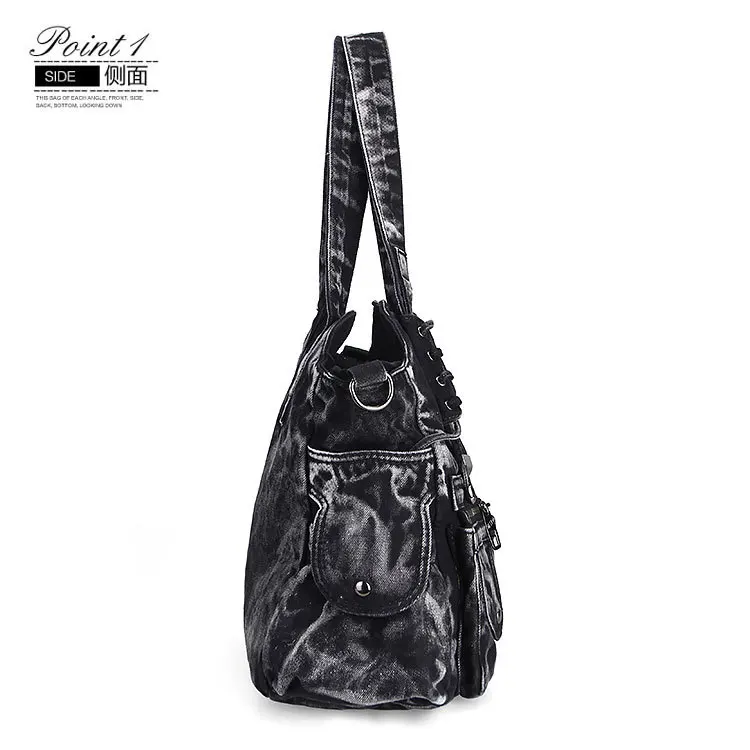 Fanous Брендовая женская сумка, джинсовая сумка-тоут, женские классические сумки на плечо, женские сумки, сумка-мессенджер