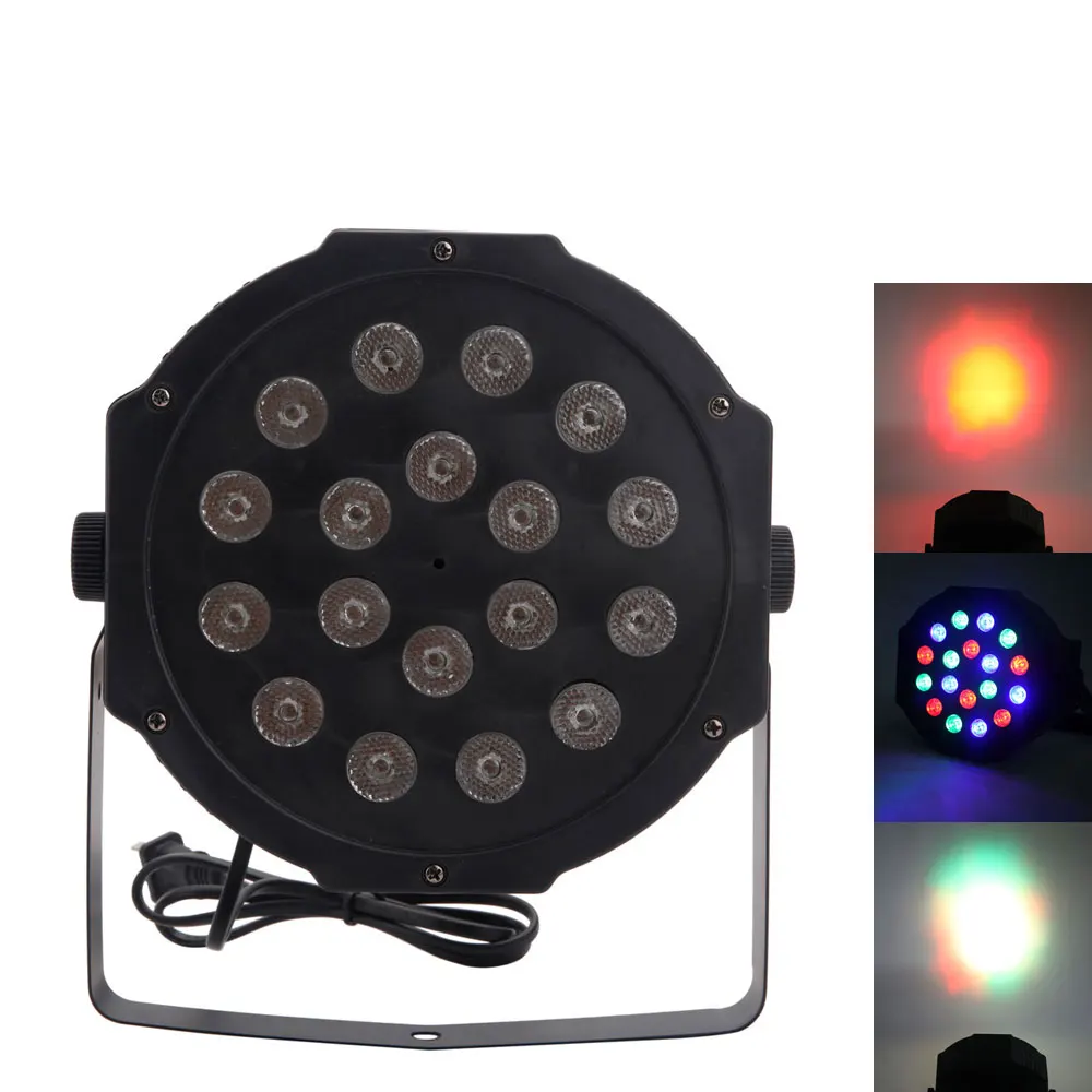 

30W 18-RGB LED Auto / Voice Control DMX512 High Brightness Mini Stage Lamp (AC 110-240V) Black