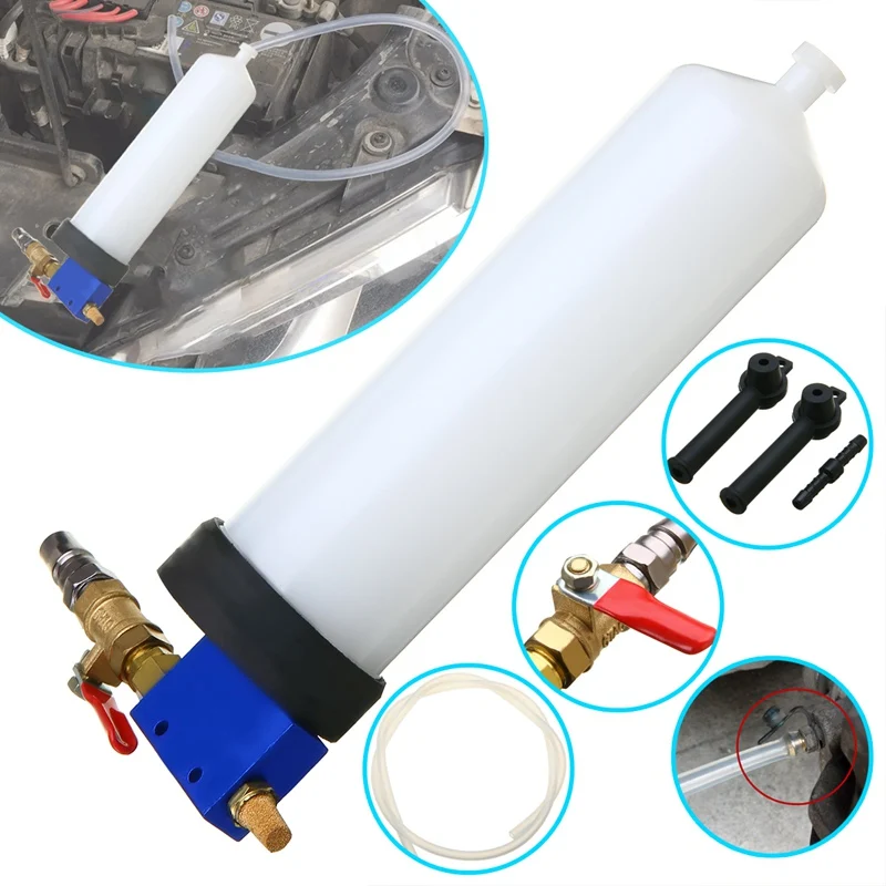 Durable Car Brake Fluid Oil Bleeder Diagnostic Tools Kit Hydraulic Clutch Oil Bleeder Empty Exchange Replacement Tool