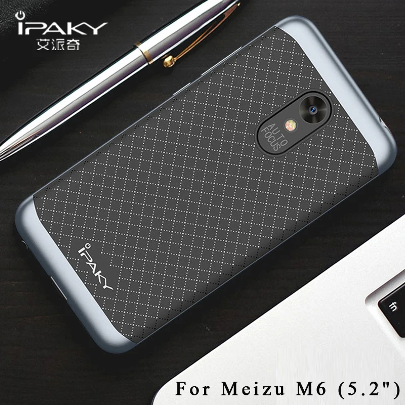 Чехол для meizu m6 оригинал бренд iPaky Note 6 чехол Тонкая Броня рамка из поликарбоната +