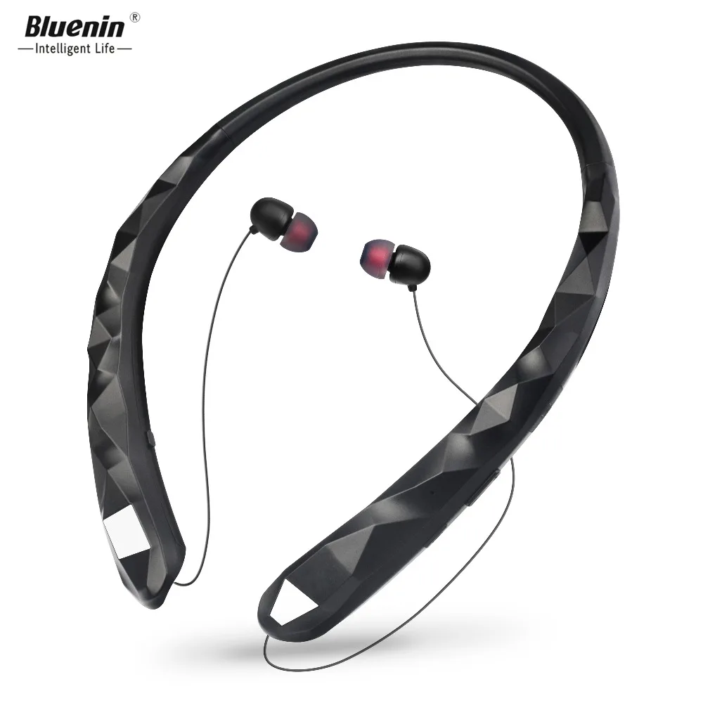 Bluenin BBH-919 Blutooth наушники беспроводная гарнитура с шейным ремешком выдвижные