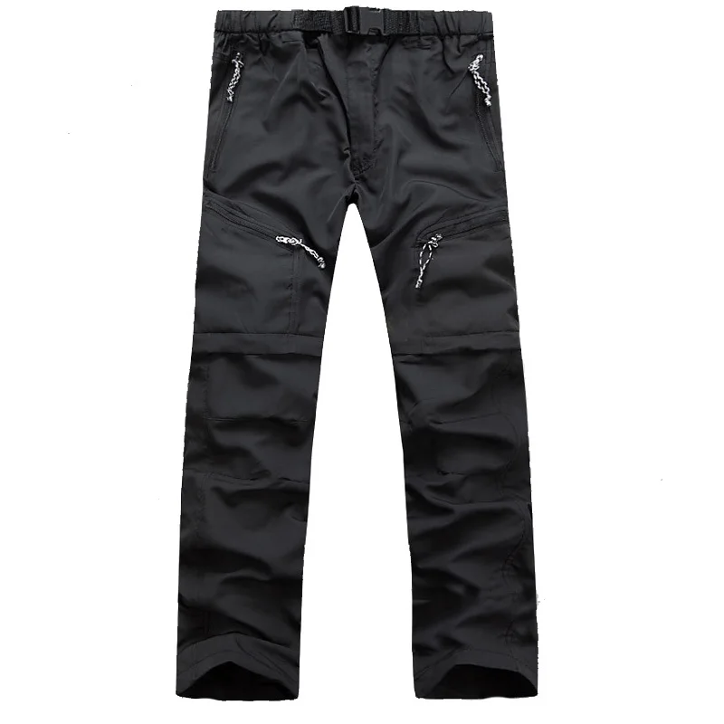 Nuevo mens extraíble rápido seco deporte senderismo al aire libre Pantalones hombres trekking Pesca camping thousers verano transpirable escalada Pantalones cortos